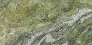 Керамогранит Ariostea Ultra Marmi Brilliant Green Luc Shiny UM6L300635 150x300 полированный
