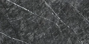 Керамогранит Ariostea Ultra Marmi Grigio Carnico Lucidato Shiny UM6L300677 150x300 полированный