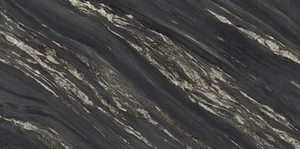 Керамогранит Ariostea Ultra Marmi Tropical Black Levigato Silk UM6SK157674 75x150 сатинированный