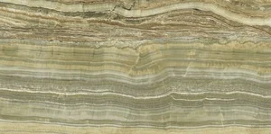 Керамогранит Ariostea Ultra Onici Green Onyx Vein Cut Levigato Silk UO6SK157558 75x150 полированный