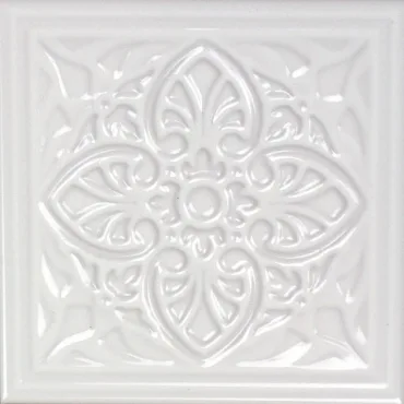 Декоративный элемент Monopole Armonia A Blanco 15x15 глянцевый