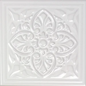 Декоративный элемент Monopole Armonia A Blanco 15x15 глянцевый