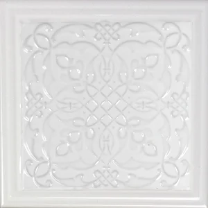 Декоративный элемент Monopole Armonia B Blanco 15x15 глянцевый