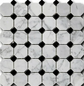 Bianco Carrara & Nero Marquina