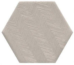 Плитка Natucer Art Monet Hex. Aluminium 10 11,4x13 сатинированная