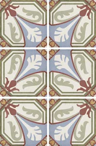 Декоративный элемент Equipe Art Nouveau Viena Color 24404 20x20 матовый