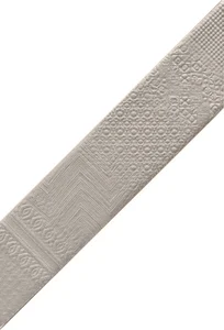 Плитка Natucer Art Picasso Espiga Aluminium 10 (left) 16,3x31,5 сатинированная