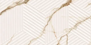 Декоративный элемент Artecera Bianco Carrara Oro Cubo Rectificado LE63063A-F53 30x60 глянцевый