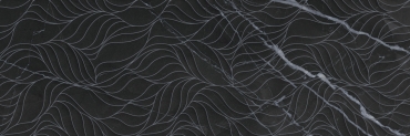 Плитка Artecera Calacatta Black Petalos AC93200B-F48 30x90 глянцевая