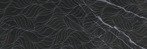 Плитка Artecera Calacatta Black Petalos AC93200B-F48 30x90 глянцевая