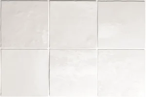 Плитка Equipe Artisan White 24454 13,2x13,2 глянцевая