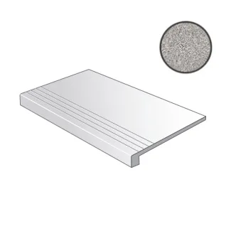 Ступень Vives Aston Gris Gradone 60x60 матовая