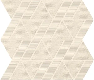 Мозаика Atlas Concorde Italy Aplomb Cream Mosaico Triangle A6SQ 30,5x31,5 матовая