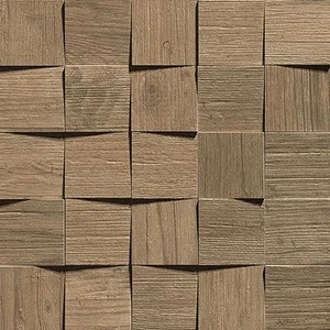 Мозаика Atlas Concorde Italy Axi Brown Chestnut Mosaico 3D AMV8 35x35 рельефная