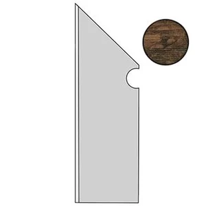 Спецэлемент Atlas Concorde Italy Axi Dark Oak Battiscopa Sag.SX ANMI 7,2x30 матовый