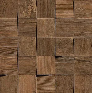 Мозаика Atlas Concorde Italy Axi Dark Oak Mosaico 3D AMV9 35x35 рельефная