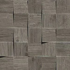 Мозаика Atlas Concorde Italy Axi Grey Timber Mosaico 3D AMV4 35x35 рельефная