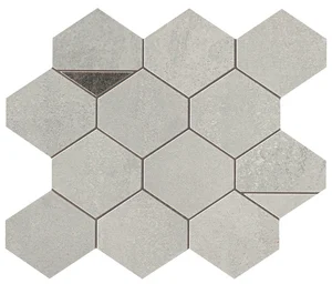 Мозаика Atlas Concorde Italy Blaze Aluminium Mosaico Nest 9BNA 25,8x29,4 матовая