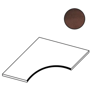 Ступень Atlas Concorde Italy Blaze Corten Curve A2WA 60x60 матовая