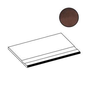 Ступень Atlas Concorde Italy Blaze Corten Gradino Round A2WK 30x60 матовая