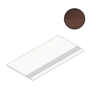 Ступень Atlas Concorde Italy Blaze Corten Gradino Round Angolare DX A2WL 30x60 матовая
