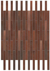 Мозаика Atlas Concorde Italy Blaze Corten Mosaico Twin A0UV 29,4x36,1 матовая