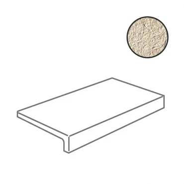 Спецэлемент Atlas Concorde Italy Block Bianco Angolare L Strutturato ABNJ 16,5x30 структурированный
