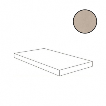 Ступень Atlas Concorde Italy Boost Balance Ash Round Angolare SX AKB9 33x120 матовая