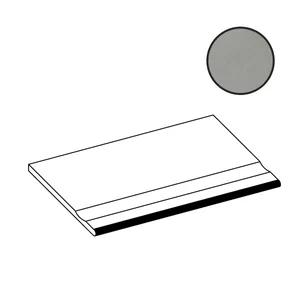 Ступень Atlas Concorde Italy Boost Balance Grey Bordo Piscina Angolare SX AKDS 30x60 матовая