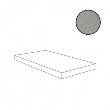 Ступень Atlas Concorde Italy Boost Balance Grey Round Angolare SX AJ38 33x120 матовая