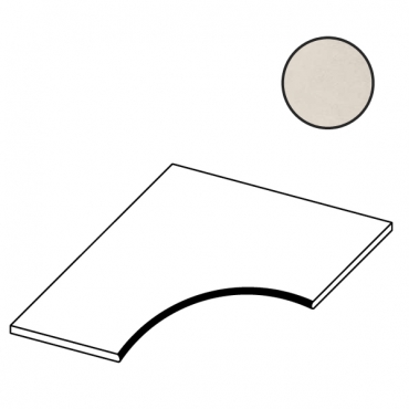 Спецэлемент Atlas Concorde Italy Boost Balance White Curve AKE1 60x60 матовый