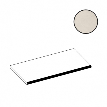 Ступень Atlas Concorde Italy Boost Balance White Gradino Round Angolare SX AKD1 30x60 матовая