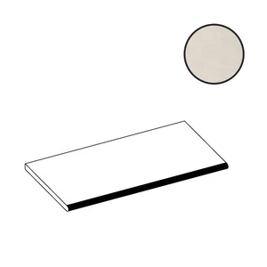 Ступень Atlas Concorde Italy Boost Balance White Gradino Round Angolare SX AKD1 30x60 матовая