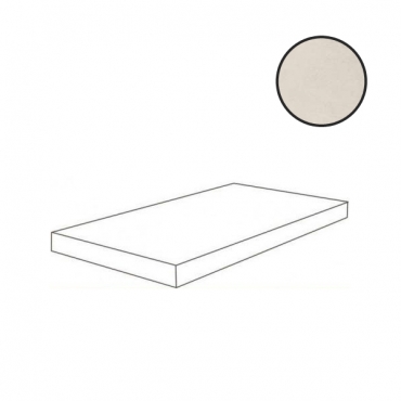 Ступень Atlas Concorde Italy Boost Balance White Round Angolare DX AJ35 33x120 матовая