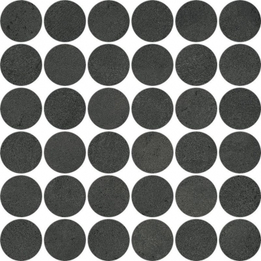 Керамогранит Atlas Concorde Italy Boost Expression Carbon Mosaico Circle AYY0 32x32 матовый