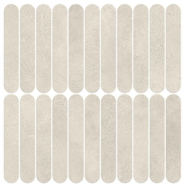 Керамогранит Atlas Concorde Italy Boost Expression Ice Mosaico Ellipse AYY5 37x38 матовый