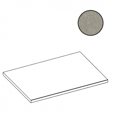 Ступень Atlas Concorde Italy Boost Mineral Grey Gradino Round Angolare SX AI22 30x60 матовая