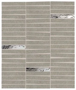 Мозаика Atlas Concorde Italy Boost Mineral Grey Mosaico Domino Lux AIHI 29,2x35 матовая