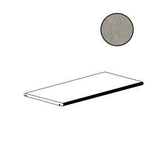 Ступень Atlas Concorde Italy Boost Mineral Grey Round Angolare SX AI1E 60x90 матовая