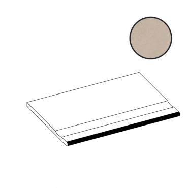 Ступень Atlas Concorde Italy Boost Natural Ash Bordo Piscina Angolare Sx A7S5 30x60 матовая