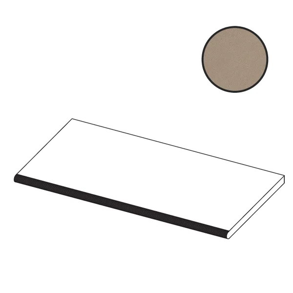Ступень Atlas Concorde Italy Boost Natural Ecru Round A7SI 30x60 матовая Ступень Atlas Concorde Italy Boost Natural Ecru Round A7SI 30x60 матовая