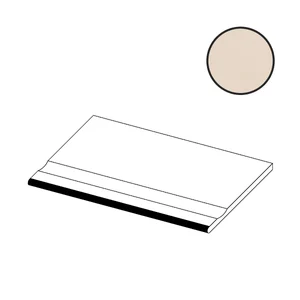 Ступень Atlas Concorde Italy Boost Natural Kaolin Bordo Piscina Angolare Dx A7S1 30x60 матовая