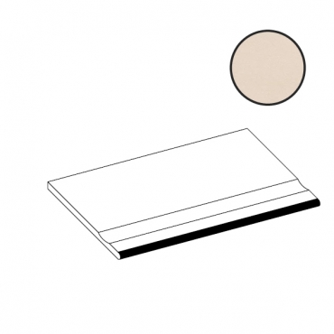 Ступень Atlas Concorde Italy Boost Natural Kaolin Bordo Piscina Angolare Sx A7S4 30x60 матовая