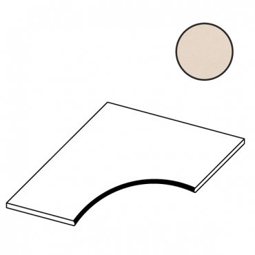 Спецэлемент Atlas Concorde Italy Boost Natural Kaolin Curve A7R4 60x60 матовый