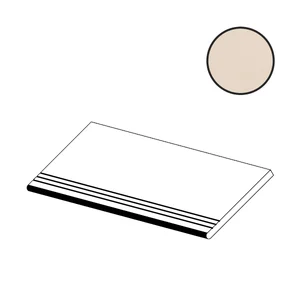 Ступень Atlas Concorde Italy Boost Natural Kaolin Gradino Round Angolare DX A7SS 30x60 матовая