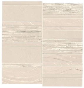 Мозаика Atlas Concorde Italy Boost Natural Kaolin Mosaico Trace Mix A7JP 29,2x30 матовая