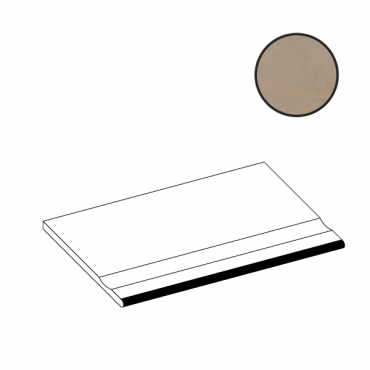 Ступень Atlas Concorde Italy Boost Pro Clay Bordo Piscina Angolare Sx A50P 30x60 матовая