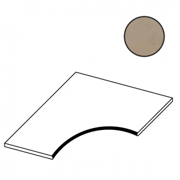 Спецэлемент Atlas Concorde Italy Boost Pro Clay Curve A5ZD 60x60 матовый