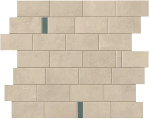 Мозаика Atlas Concorde Italy Boost Pro Cream Minibrick Pro Blue 9BMV 29,7x33,3 матовая