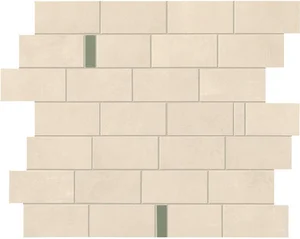 Мозаика Atlas Concorde Italy Boost Pro Ivory Minibrick Pro Olive 9BMI 29,7x33,3 матовая